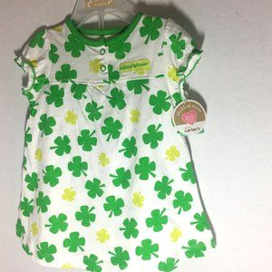 St. Patrick's Day Shamrock Carter's Child of Mine Luckiest Girl Ever Dress